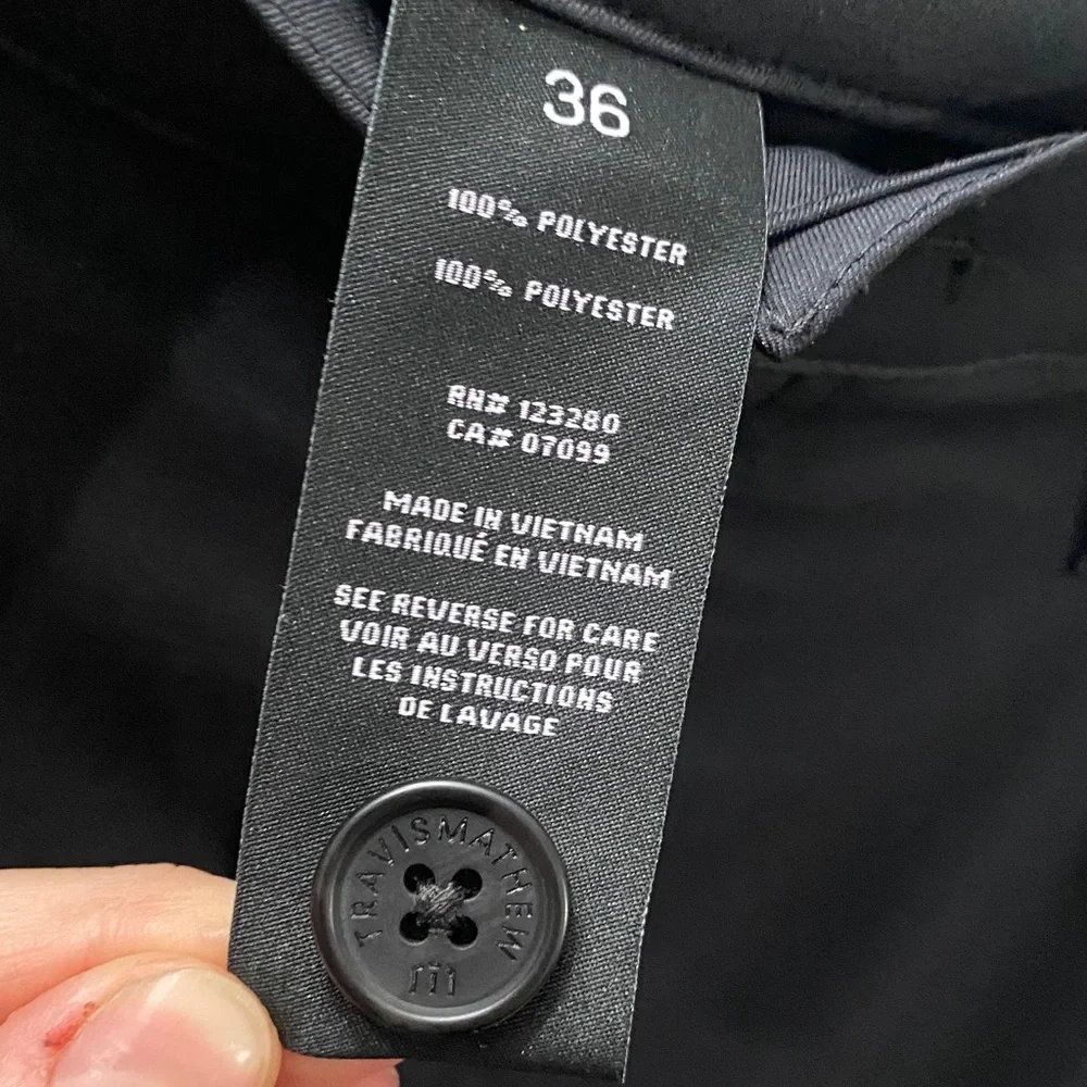 Travis Mathew Athletic/Dress Black Golf Pants‎